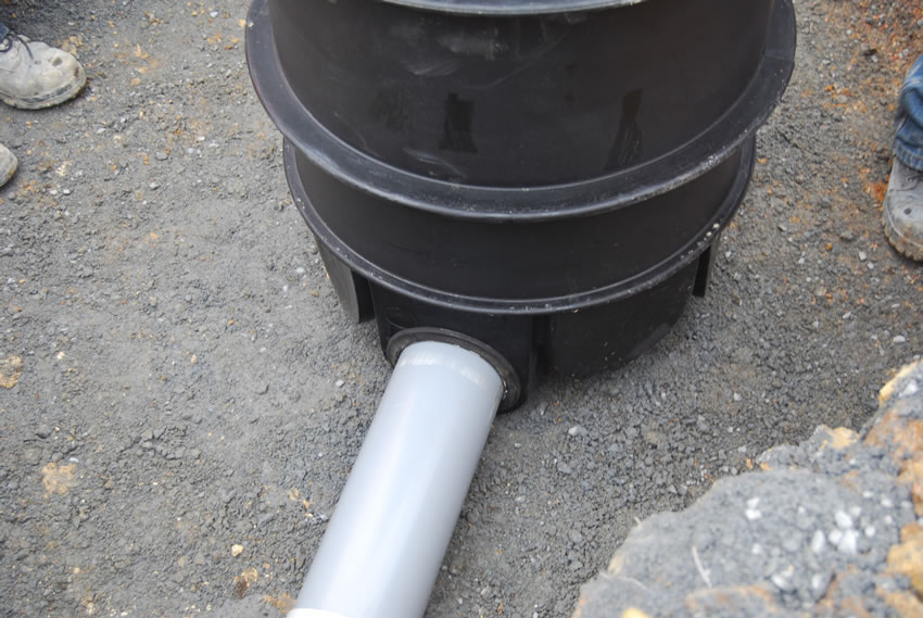 Plastic Manhole Chamber Installation - DN625 Inlet Seal