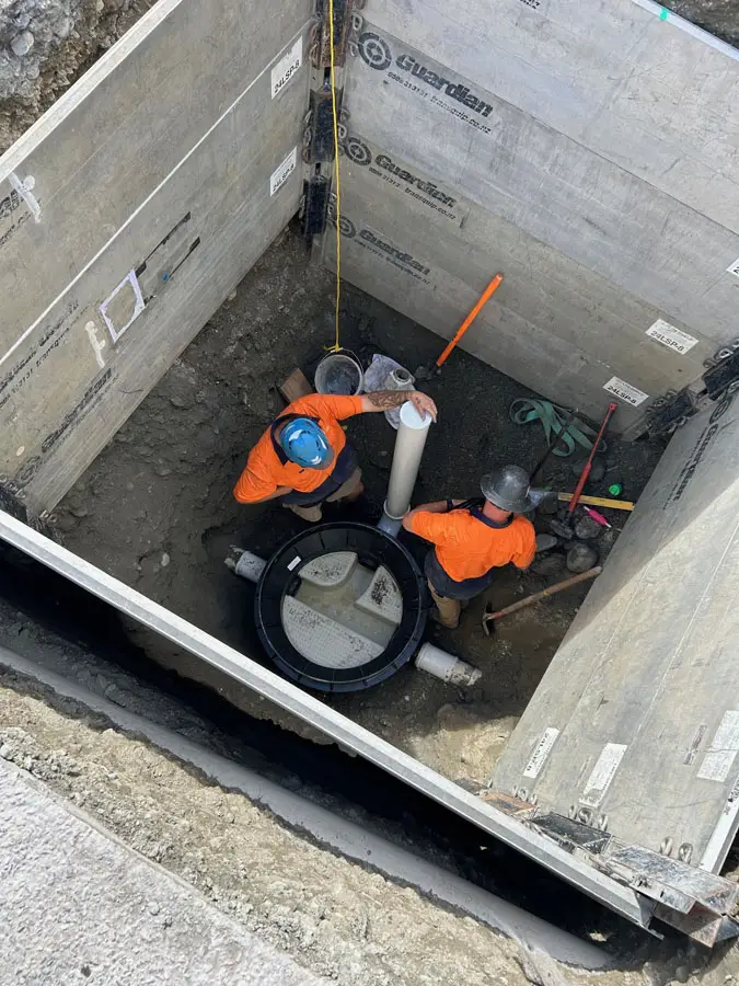 DN1000 Manhole Faulks External Drop Pipe Chamber Queenstown