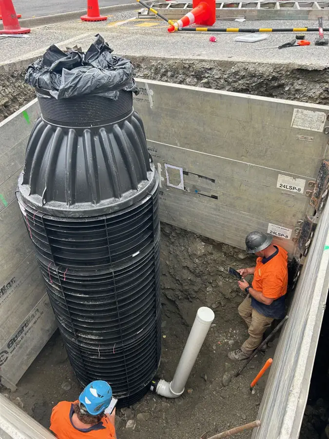 DN1000 Manhole Faulks External Drop Pipe Chamber Queenstown