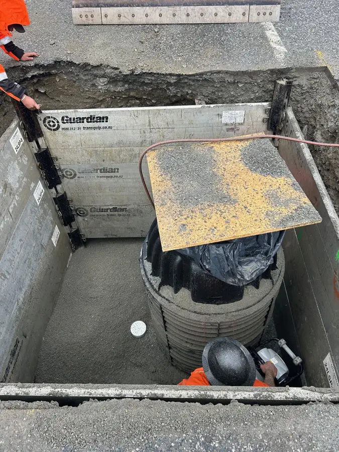 DN1000 Manhole Faulks External Drop Pipe Chamber Queenstown