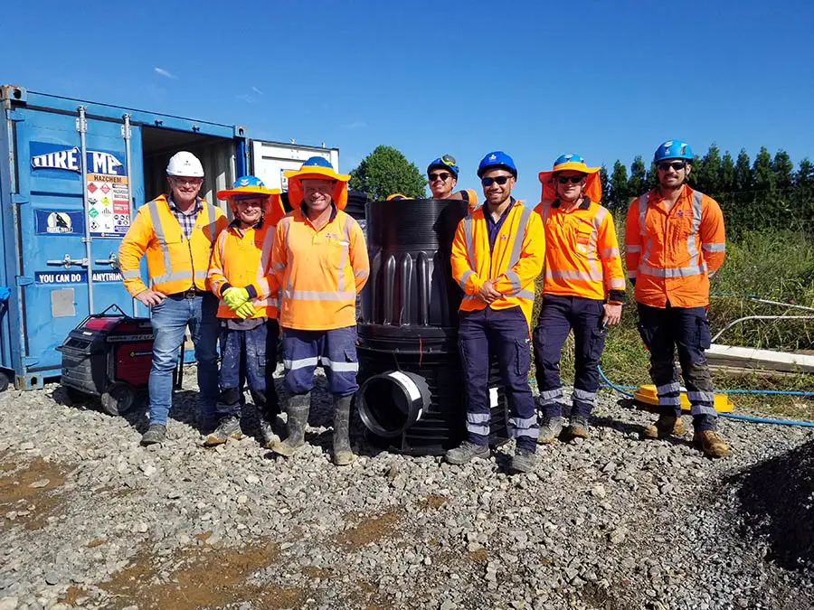 Australasia Moulding plastic manhole chamber products