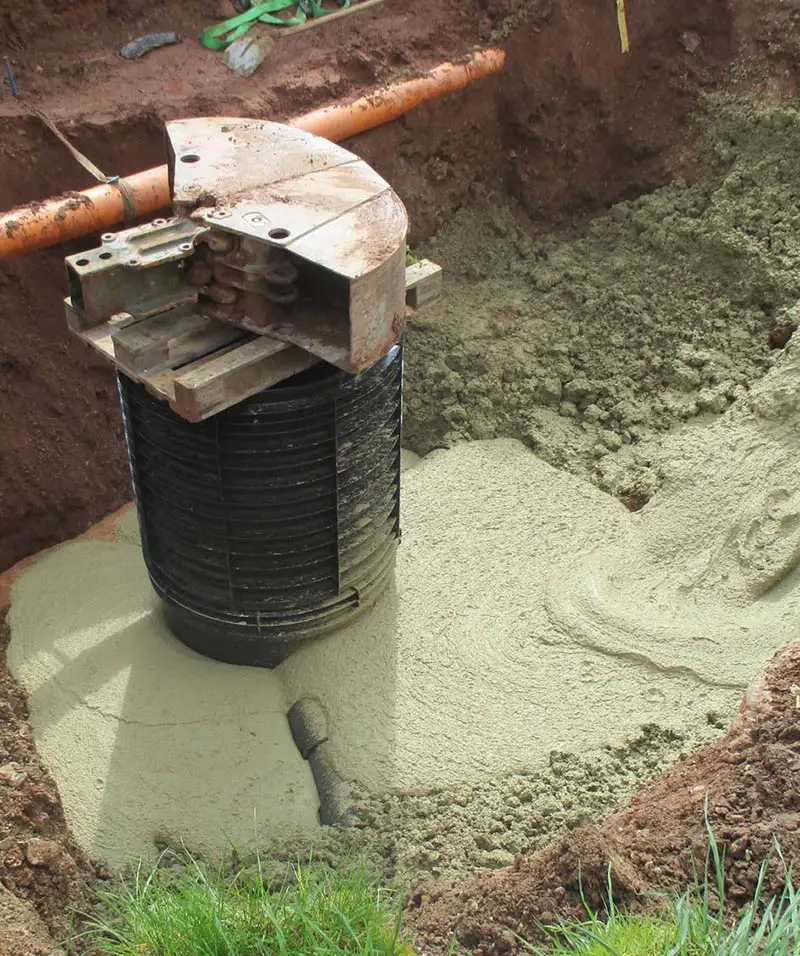 Manhole Retention Flowable Fill